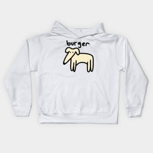 Burger Borzoi Kids Hoodie